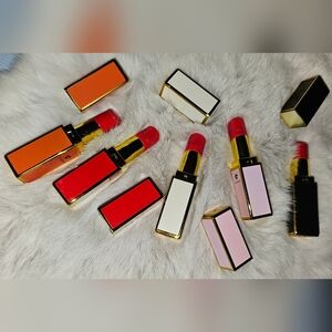 Elegant Lipstick Collection - Red, Orange, White